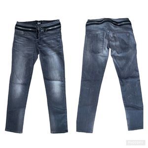 New Hudson Zip Waist Skinny Jean 24